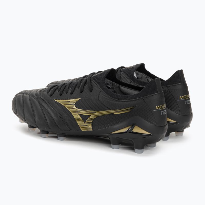 Mizuno Morelia Neo IV Beta JP MD Herren Fußballschuhe schwarz/gold/schwarz 4