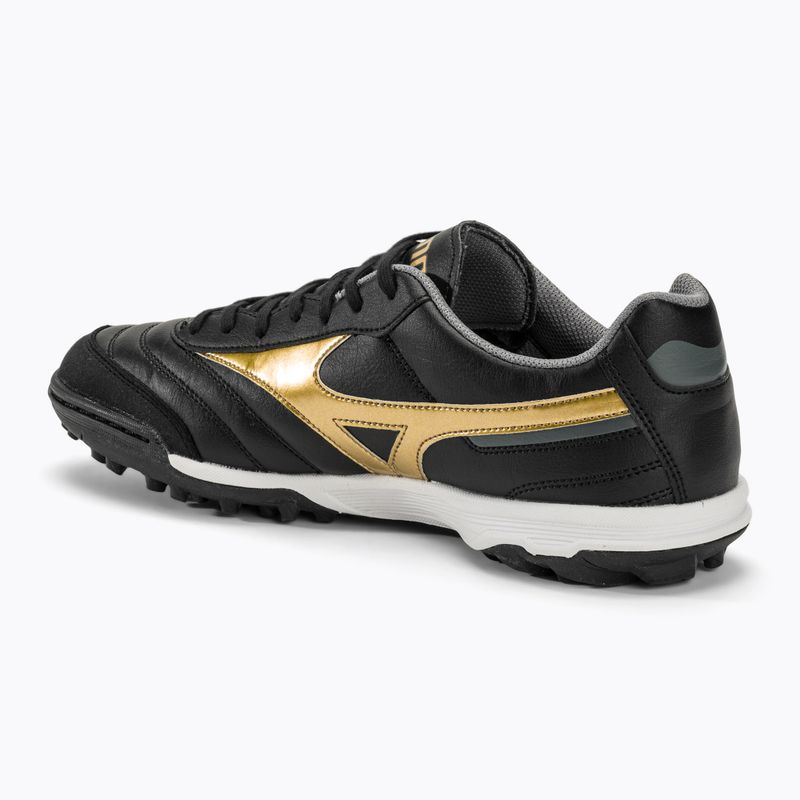 Herren Mizuno Morelia Sala Classic TF Fußballschuhe schwarz/gold/dunkler Schatten 3