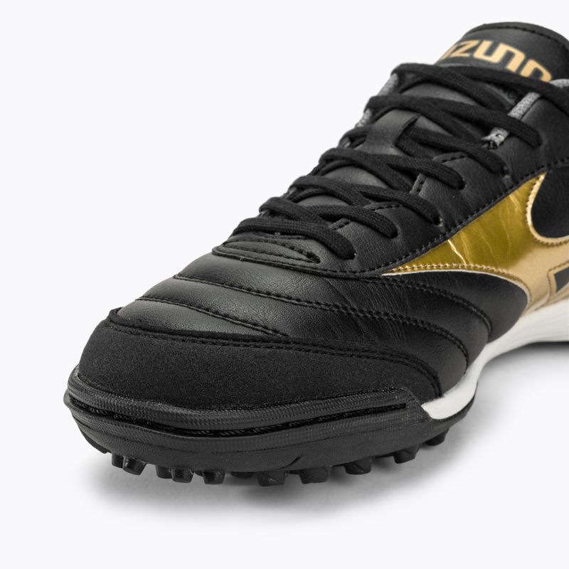 Herren Mizuno Morelia Sala Classic TF Fußballschuhe schwarz/gold/dunkler Schatten 7