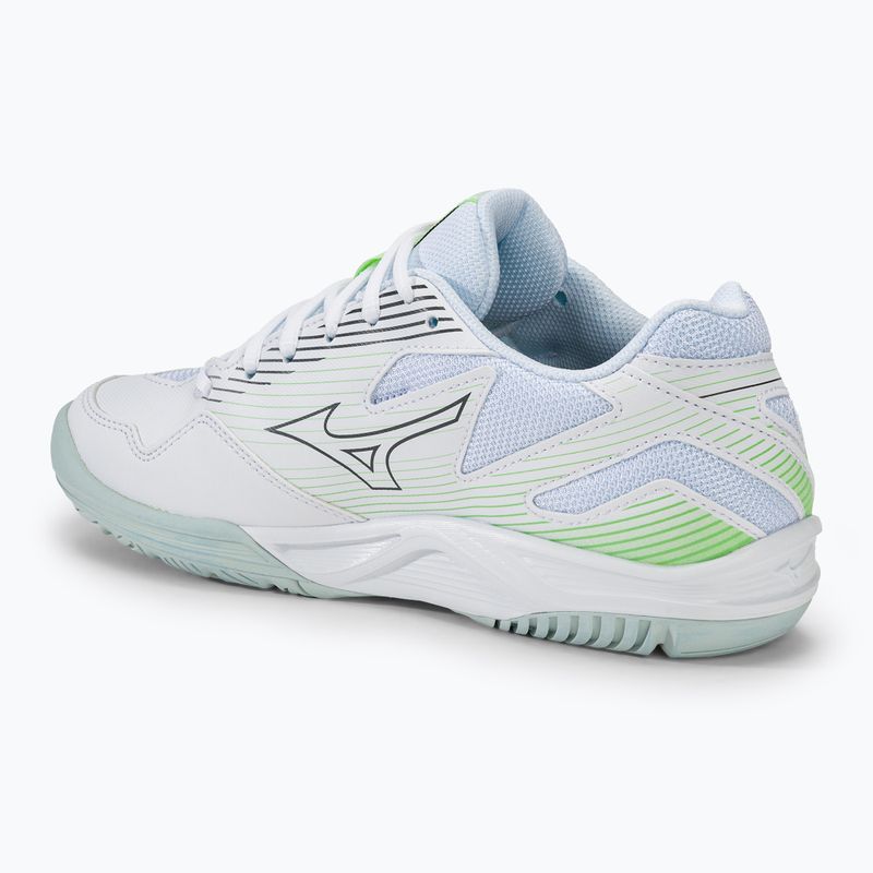 Damen Volleyballschuhe Mizuno Cyclone Speed 4 weiß/gridge/patinagreen 3