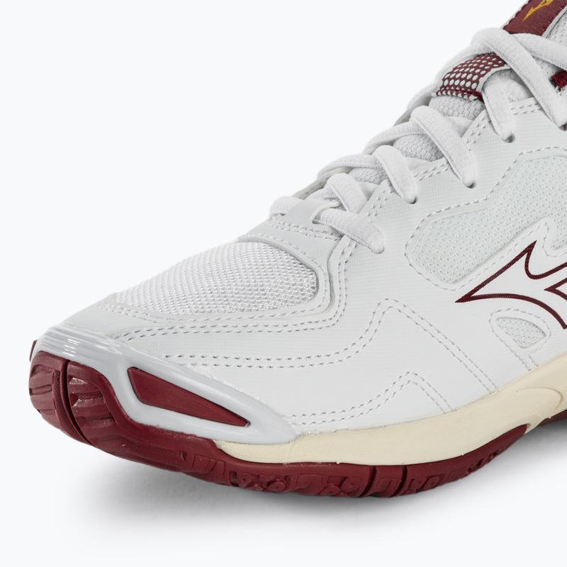 Handballschuhe Damen Mizuno Wave Phantom 3 white/cabernet/mp gold 7