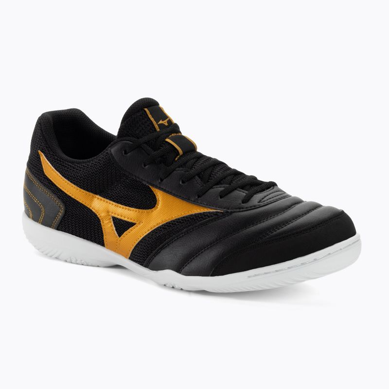 Herren Fußballschuhe Mizuno Morelia Sala Club IN schwarz/mp gold