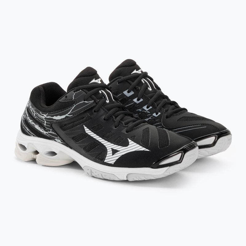 Herren Volleyballschuhe Mizuno Wave Voltage schwarz / silber 5