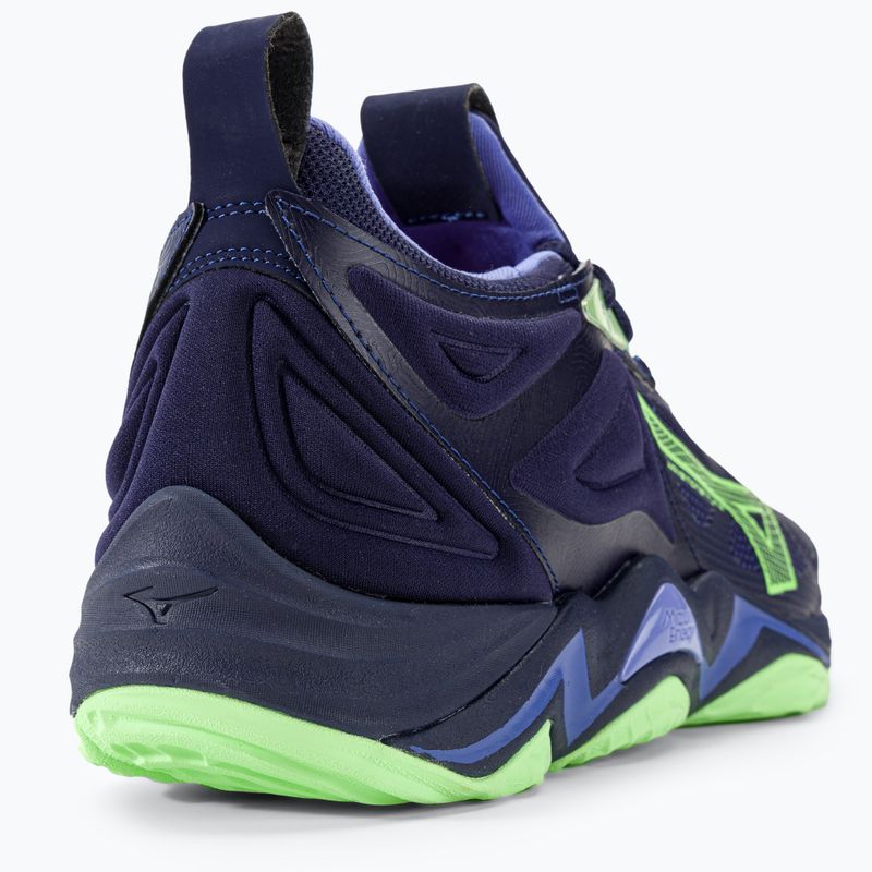 Herren Volleyballschuhe Mizuno Wave Momentum 3 Abendblau / Tech Grün / Lolite 11