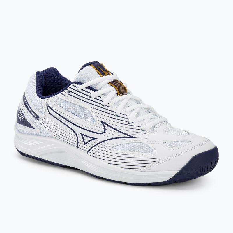 Volleyballschuhe Herren Mizuno Cyclone Speed 4 white/blueribbon/mp gold