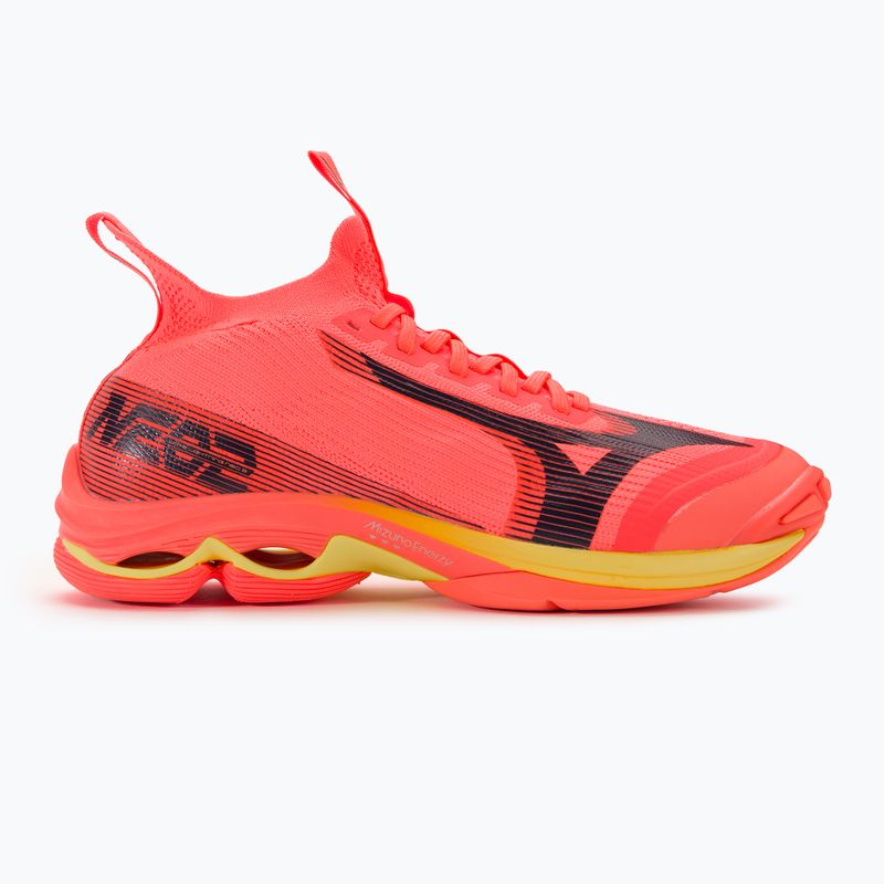 Herren Volleyballschuhe Mizuno Wave Lightning Neo2 neon flame / schwarz / bolt2 2