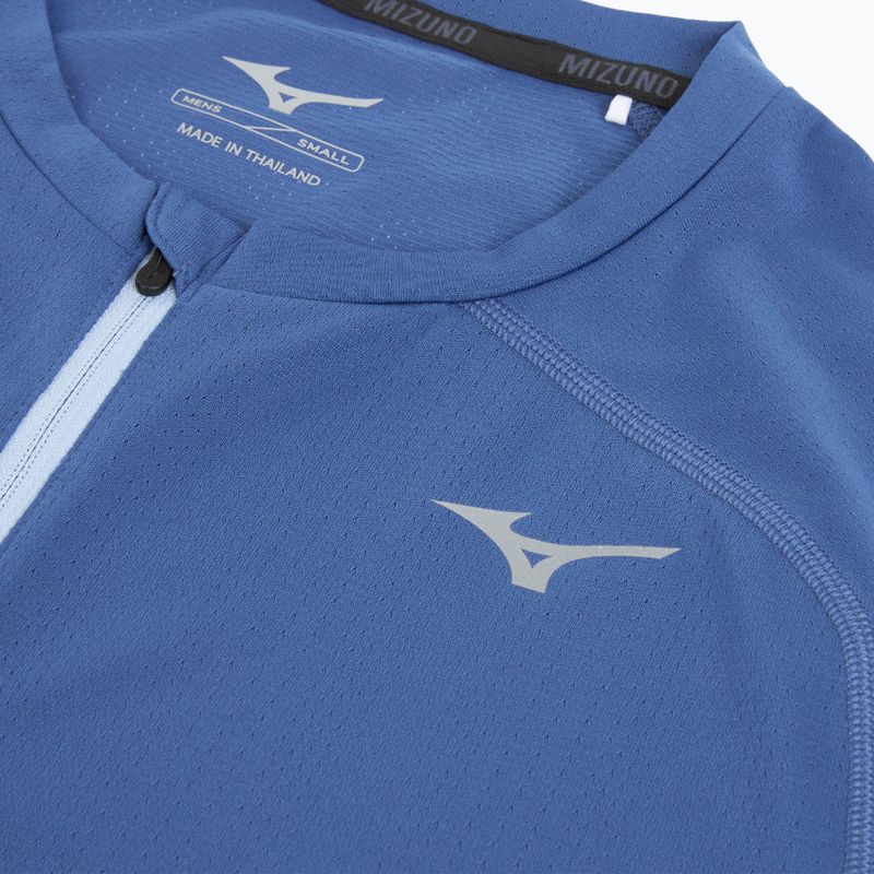 Herren Mizuno Trail DryAeroFlow HZ Tee bundesblau Laufshirt 3