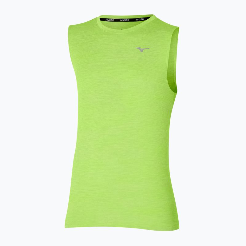 Herren Laufshirt Mizuno Impulse Core lime