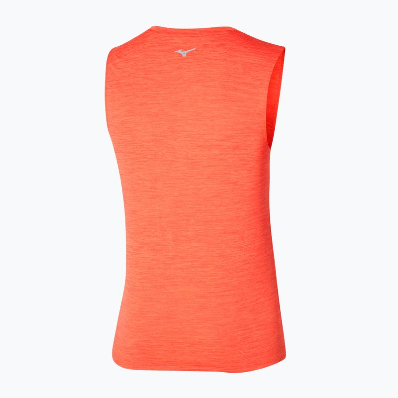 Herren Mizuno Impulse Core nasturtium Lauftank-Top 2