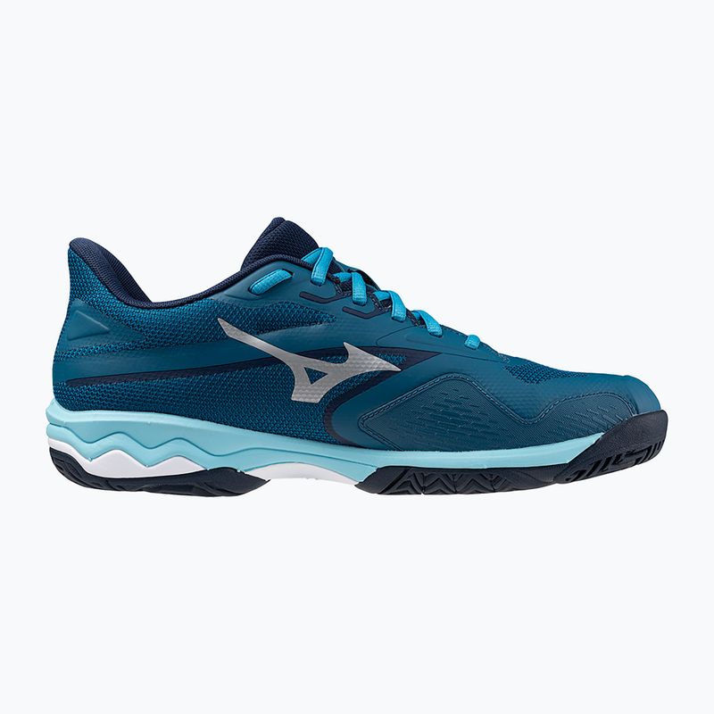 Herren Tennisschuhe Mizuno Wave Exceed Light 2 AC marokkanisch blau / weiß / bluejay 9