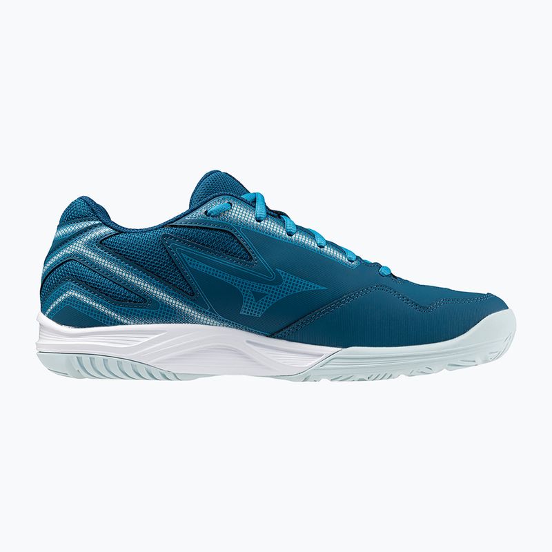 Mizuno Break Shot 4 AC marokkanischen blau / weiß / blau glühen Tennisschuhe 9