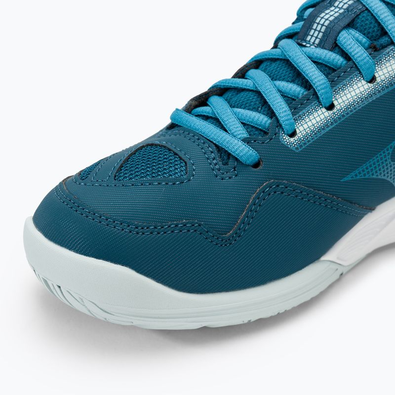 Mizuno Break Shot 4 AC marokkanischen blau / weiß / blau glühen Tennisschuhe 7