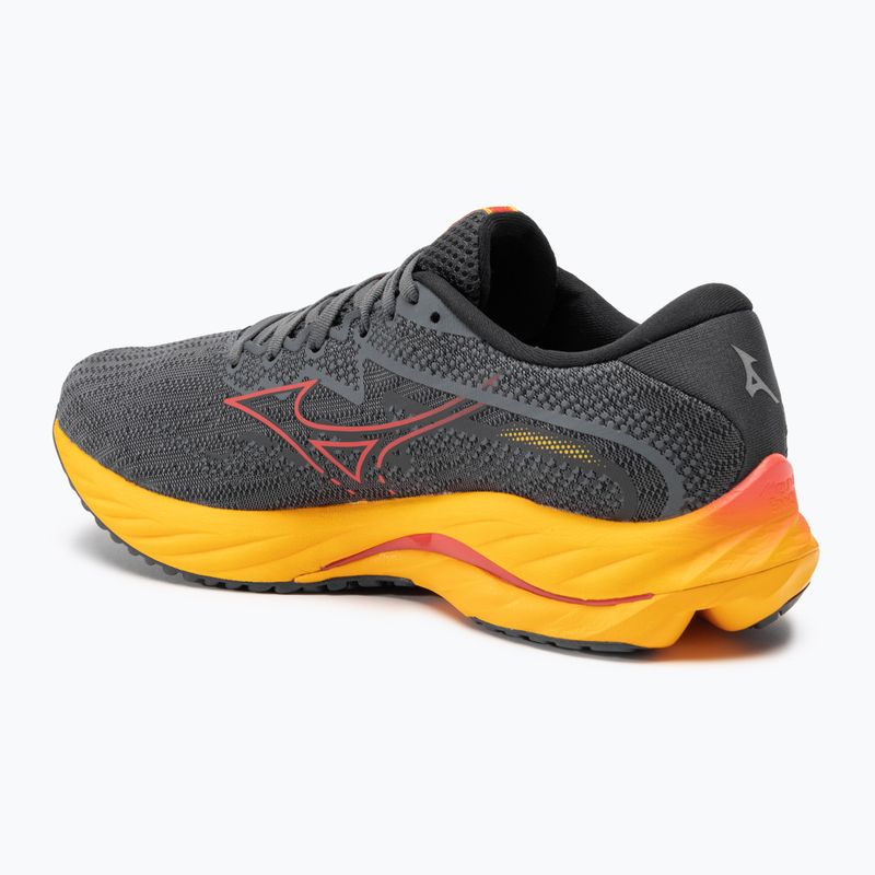 Herren Laufschuhe Mizuno Wave Rider 27 turbulence/cayenne/citrus 3