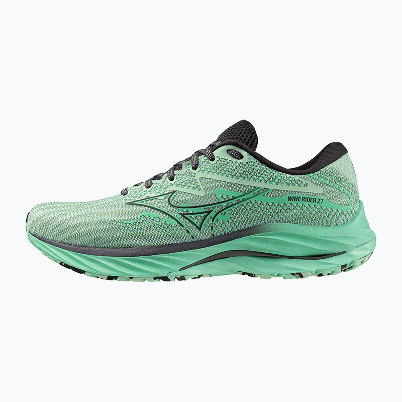 Herren Laufschuhe Mizuno Wave Rider 27 grau jade/schwarz oyster/jade cream 2
