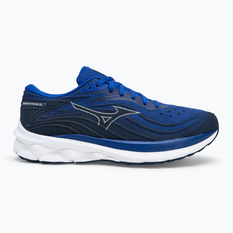 Herren Laufschuhe Mizuno Wave Skyrise 5 surf the web/ weiß/ india ink 2