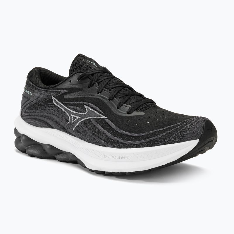 Herren Laufschuhe Mizuno Wave Skyrise 5 schwarz/weiß/cayenne