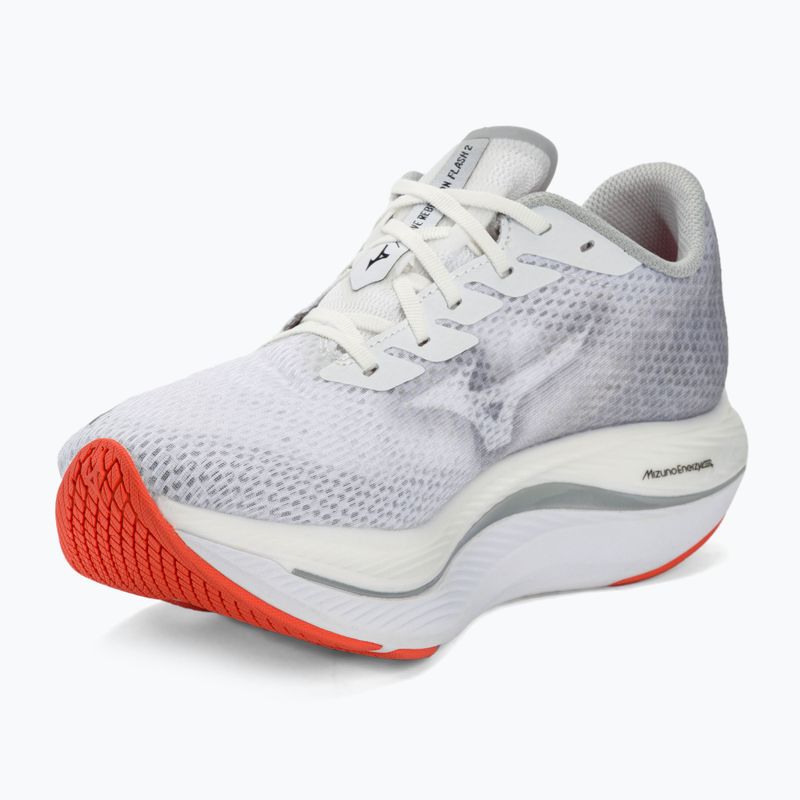 Herren Laufschuhe Mizuno Wave Rebellion Flash 2 weiß/schwarz/harbor mist 7