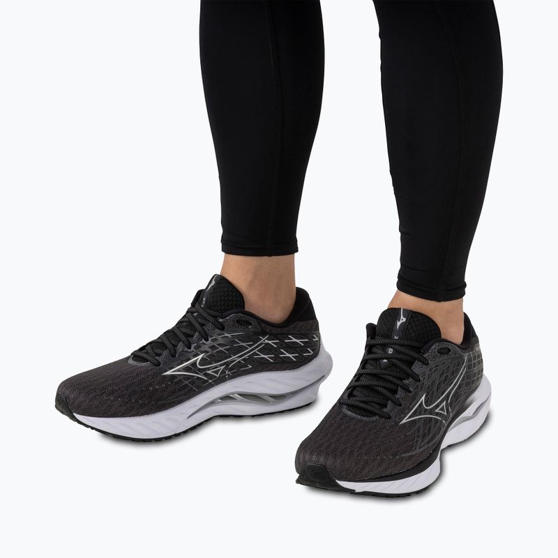 Herren Laufschuhe Mizuno Wave Inspire 20 Ebenholz/Weiß/Schwarz 4