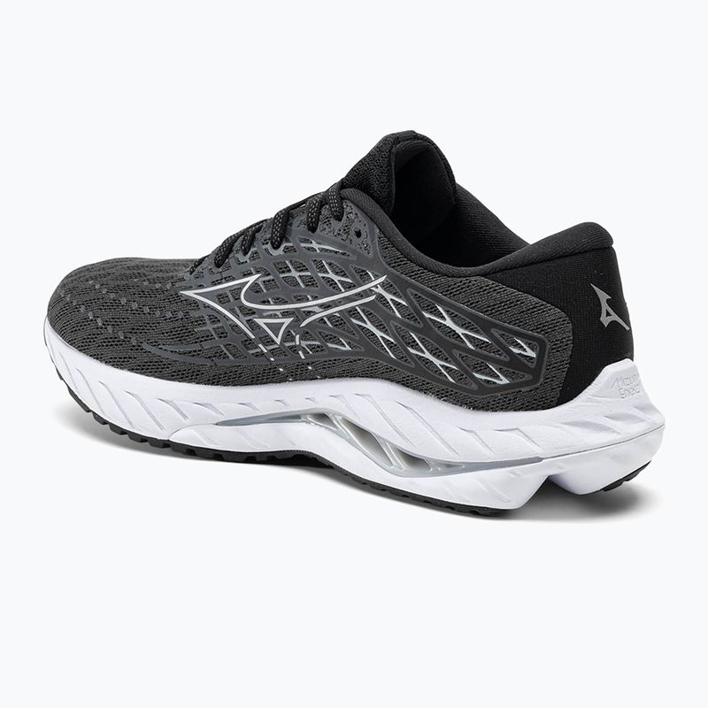 Herren Laufschuhe Mizuno Wave Inspire 20 Ebenholz/Weiß/Schwarz 3