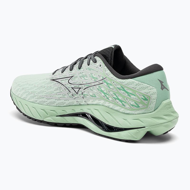 Herren Laufschuhe Mizuno Wave Inspire 20 grau jade/schwarz oyster 3