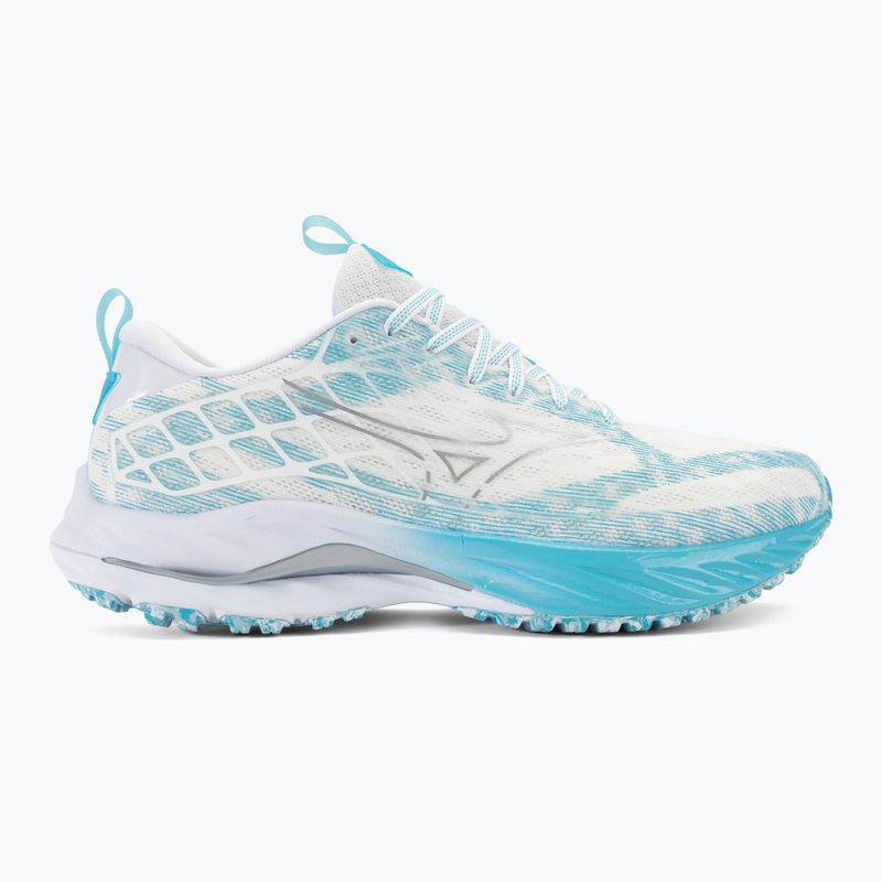 Mizuno Wave Inspire 20 SP weiß/silber/blau leuchtender Laufschuh 2