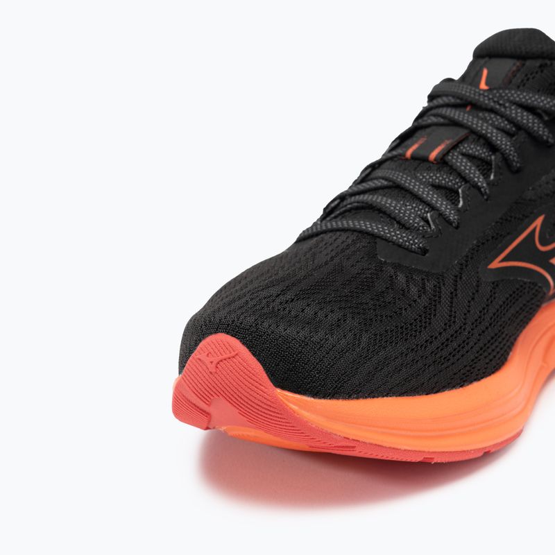 Herren Laufschuhe Mizuno Wave Revolt 3 schwarz/nasturtium/cayenne 7