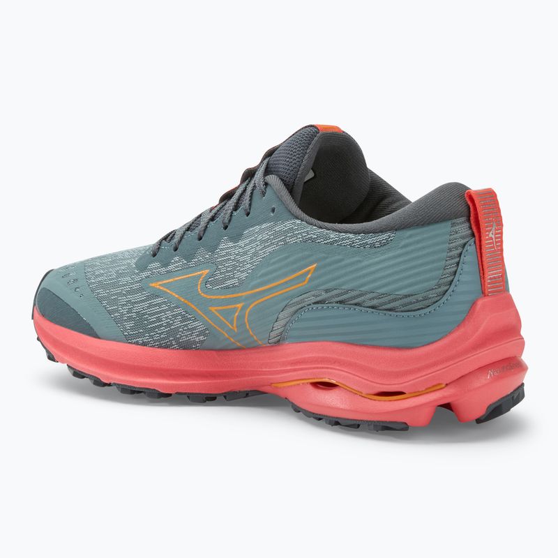 Damen Laufschuhe Mizuno Wave Rider TT Blei/ Karotte Curl/ Kapuzinerkresse 3