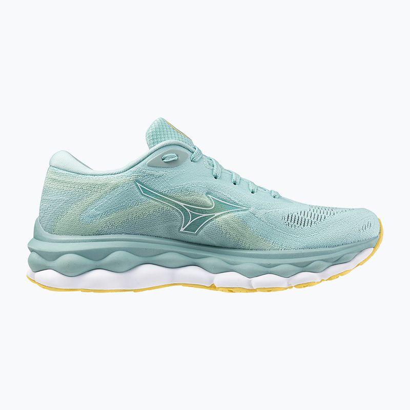 Damen Laufschuhe Mizuno Wave Sky 7 Eierschalenblau/Weiß/Sonnenschein 10