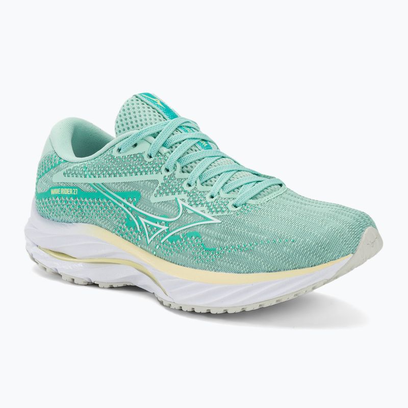 Damen Laufschuhe Mizuno Wave Rider 27 eierschalenblau/weiß/anisblume