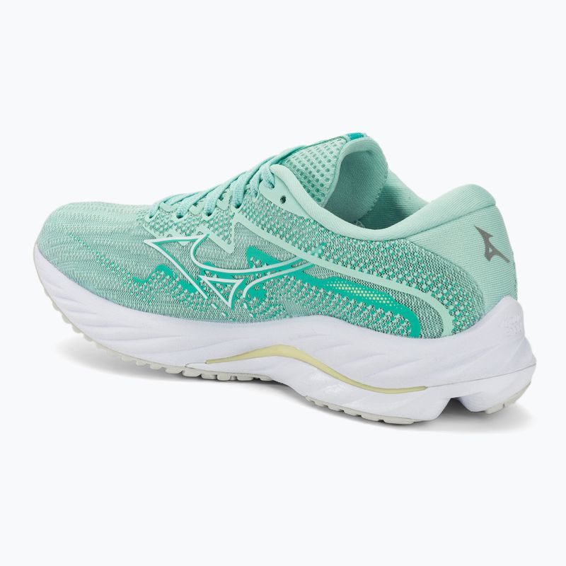 Damen Laufschuhe Mizuno Wave Rider 27 eierschalenblau/weiß/anisblume 4