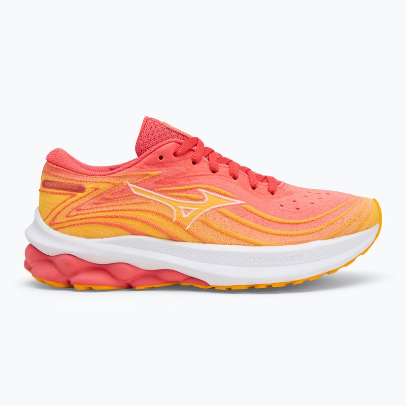 Damen Laufschuhe Mizuno Wave Skyrise 5 dubarry/ weiß/ citrus 2