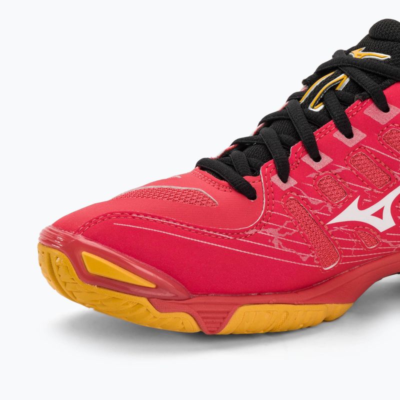 Herren Volleyballschuhe Mizuno Wave Voltage leuchtend rot/weiß/carrot curl 7