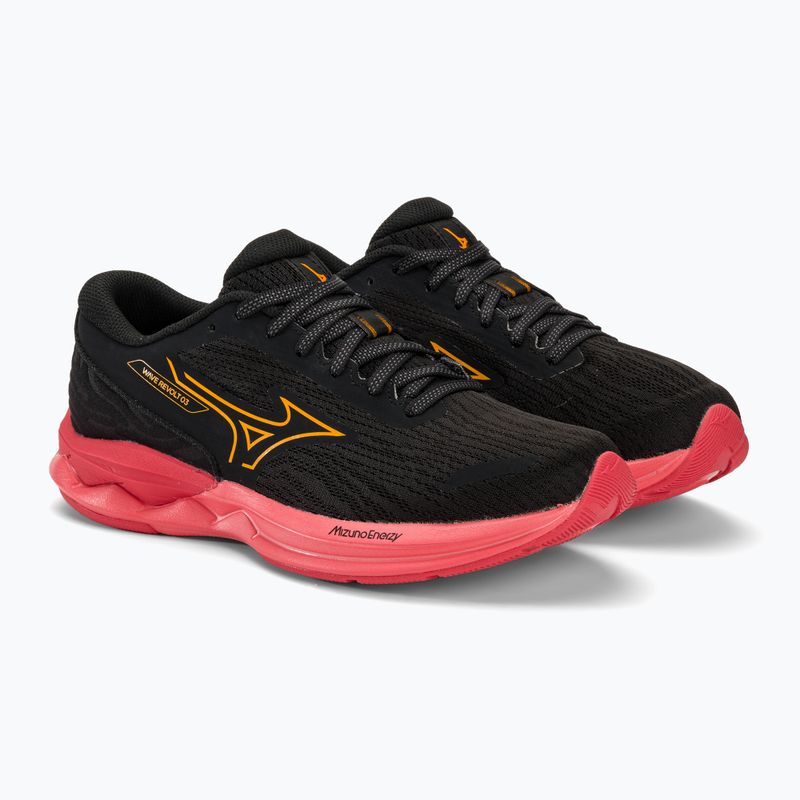 Damen Laufschuhe Mizuno Wave Revolt 3 schwarz/carrot curl/dubarry 4