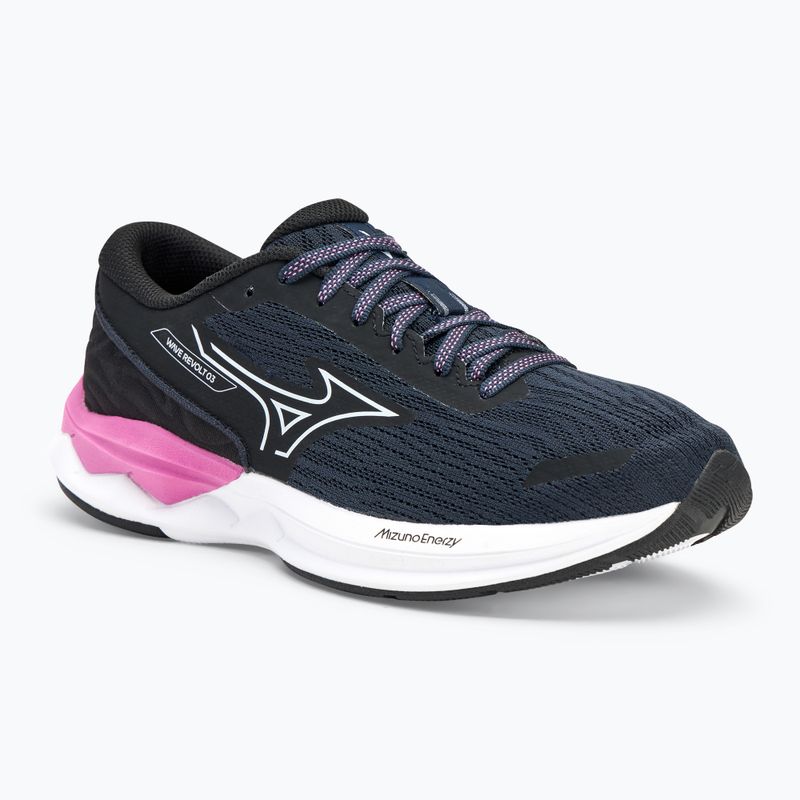 Damen Laufschuhe Mizuno Wave Revolt 3 navy peony/ weiß/ rosebud