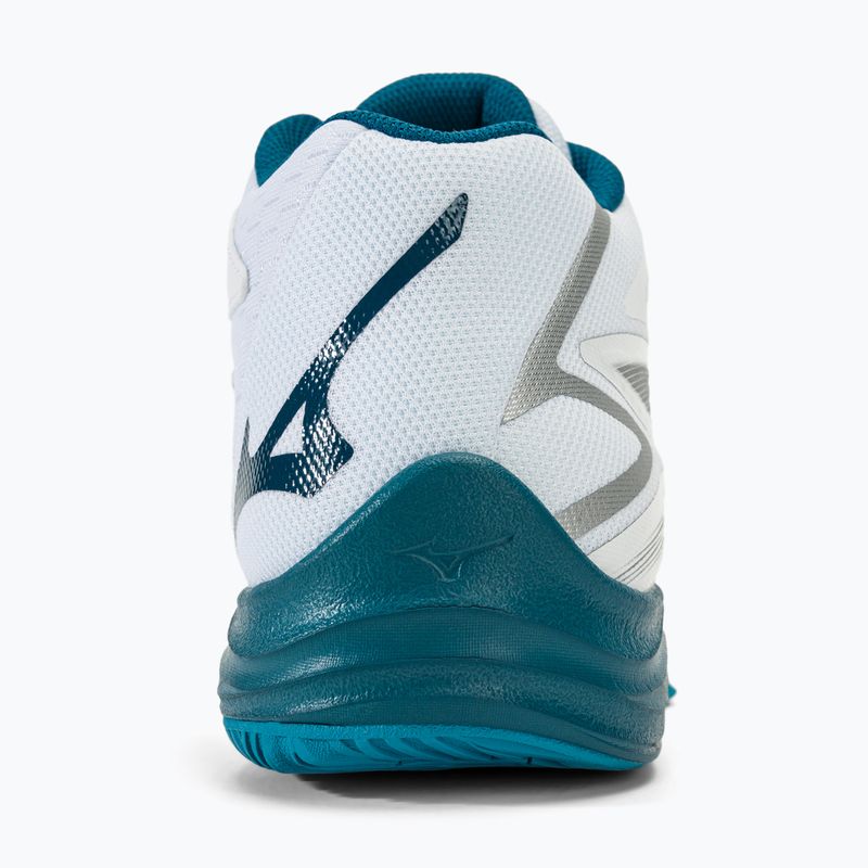 Herren-Volleyballschuhe Mizuno Thunder Blade Z Mid weiß/sailor blau/silber 6