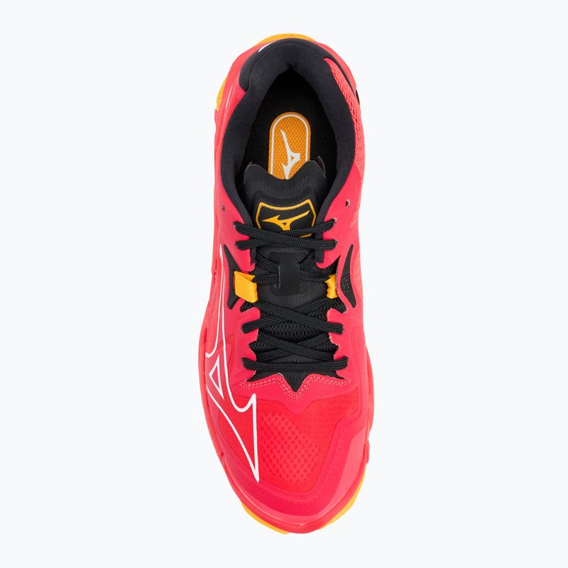 Mizuno Wave Lightning Z8 Volleyballschuhe strahlend rot/ weiß/ Karotte curl 5
