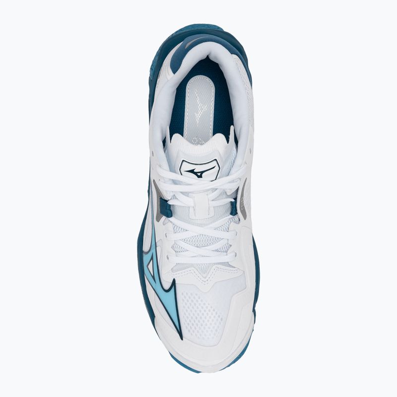 Herren-Volleyballschuhe Mizuno Wave Lightning Z8 weiß/sailor blau/silber 5