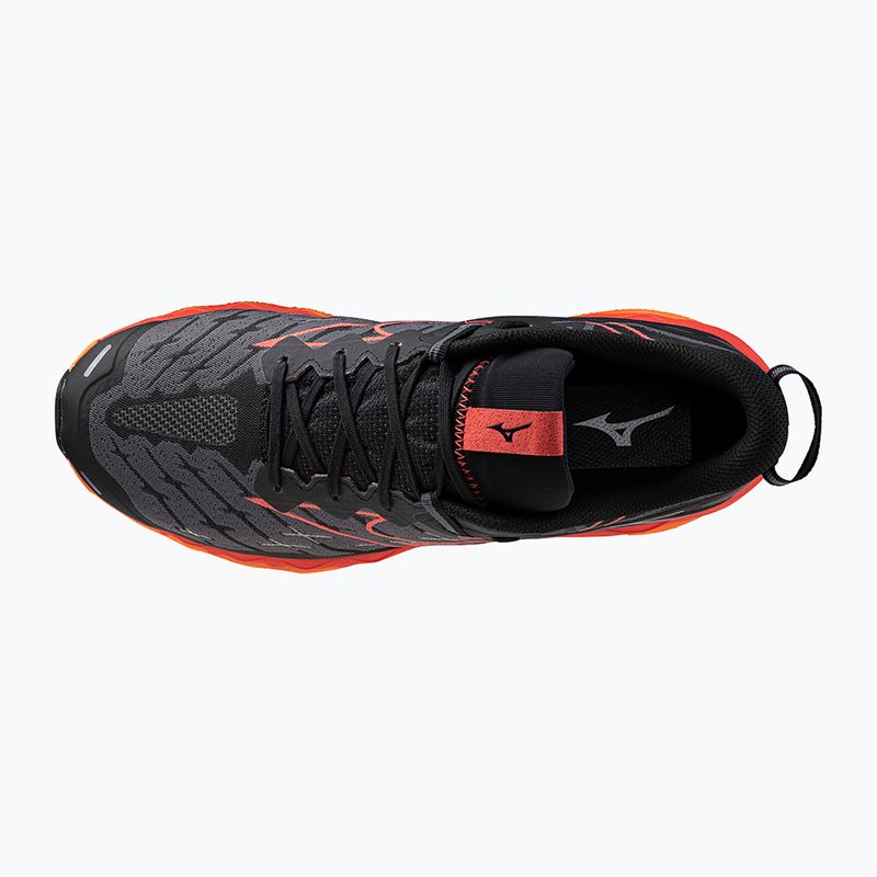 Herren Laufschuhe Mizuno Wave Mujin 10 schwarz/cayenne/nasturtium 11