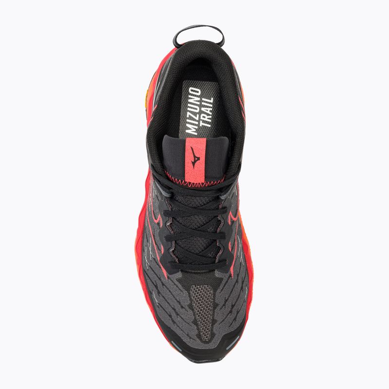 Herren Laufschuhe Mizuno Wave Mujin 10 schwarz/cayenne/nasturtium 5