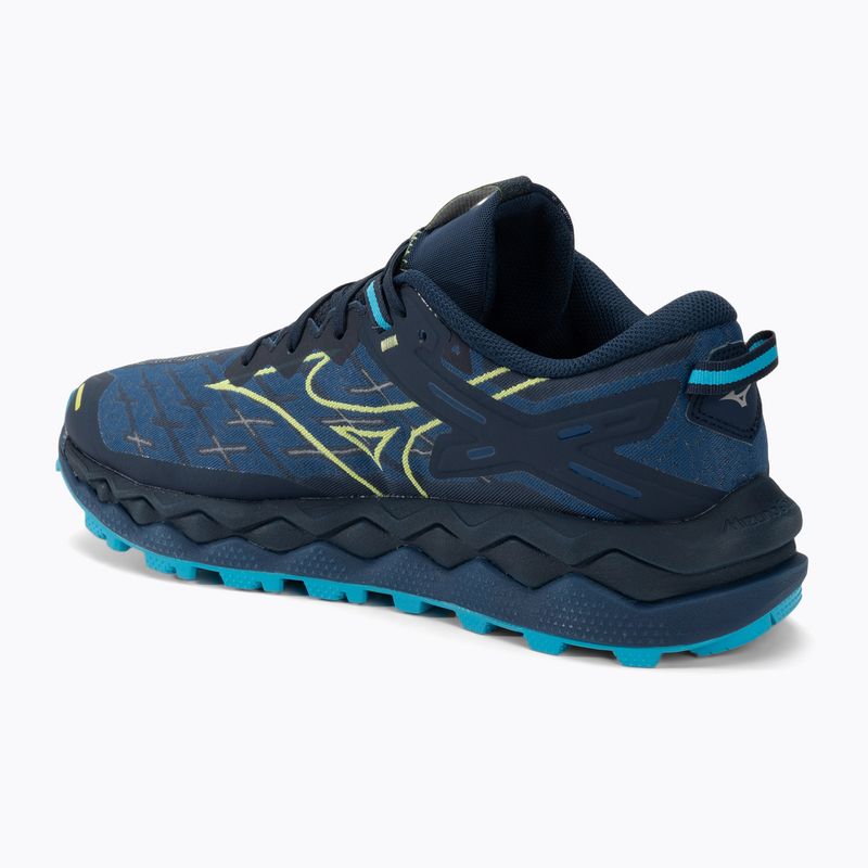 Herren Laufschuhe Mizuno Wave Mujin 10 Kleid blau/scharf grün/Schwimmkappe 3