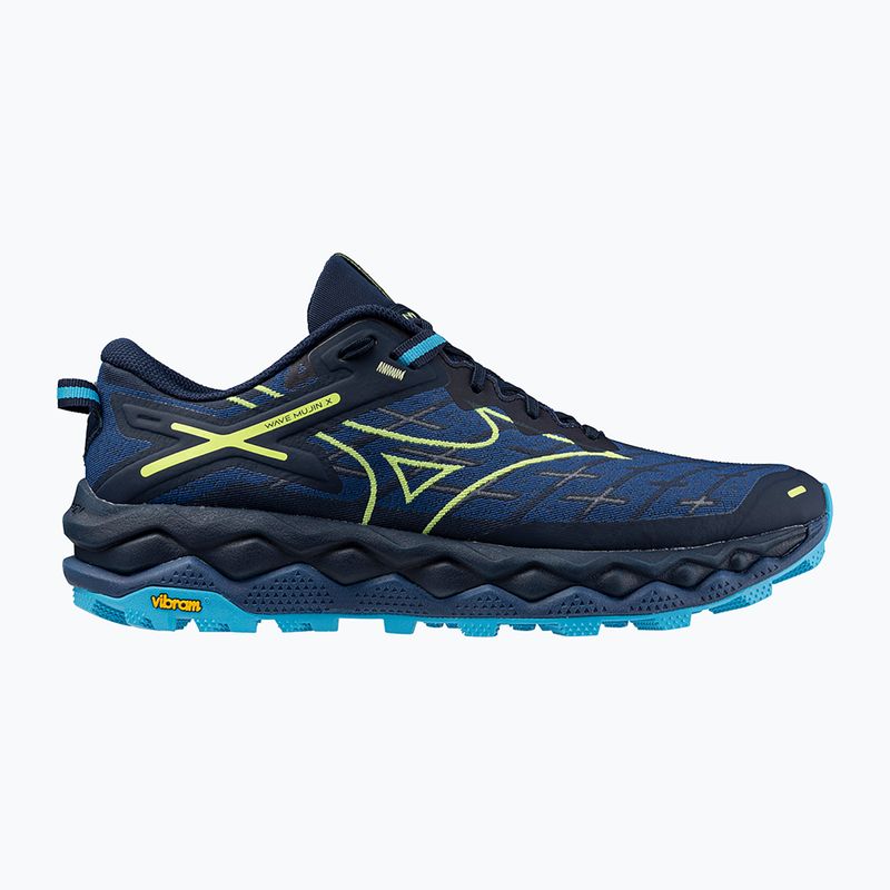 Herren Laufschuhe Mizuno Wave Mujin 10 Kleid blau/scharf grün/Schwimmkappe 8