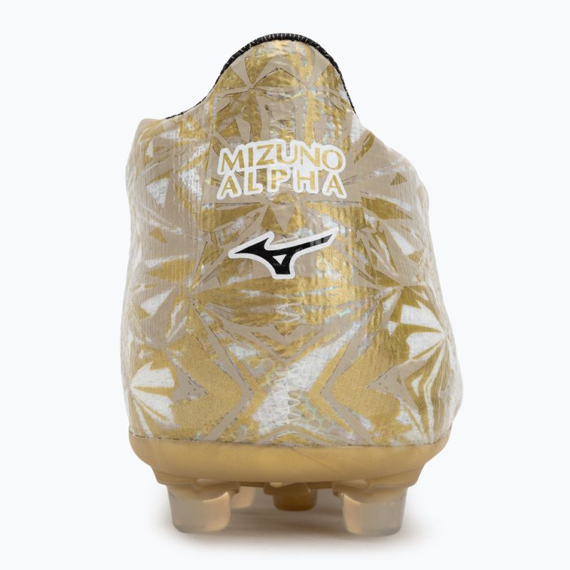 Herren Fußballschuhe Mizuno Alpha Japan AG weiß/ge gold/schwarz 6