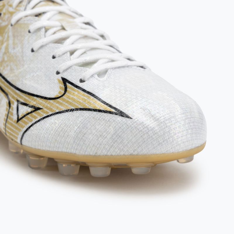 Herren Fußballschuhe Mizuno Alpha Japan AG weiß/ge gold/schwarz 7