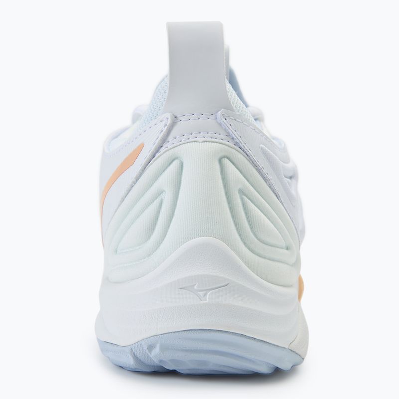 Damen Volleyballschuhe Mizuno Wave Momentum 3 weiß/marine pfingstrose/pfirsich parfait 6
