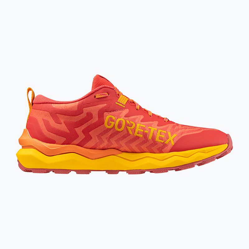 Damen Laufschuhe Mizuno Wave Daichi 8 GTX Kapuzinerkresse/Citrus/Cranberry 3