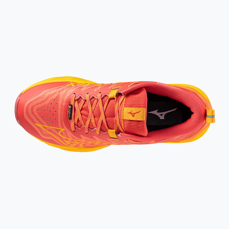 Damen Laufschuhe Mizuno Wave Daichi 8 GTX Kapuzinerkresse/Citrus/Cranberry 5