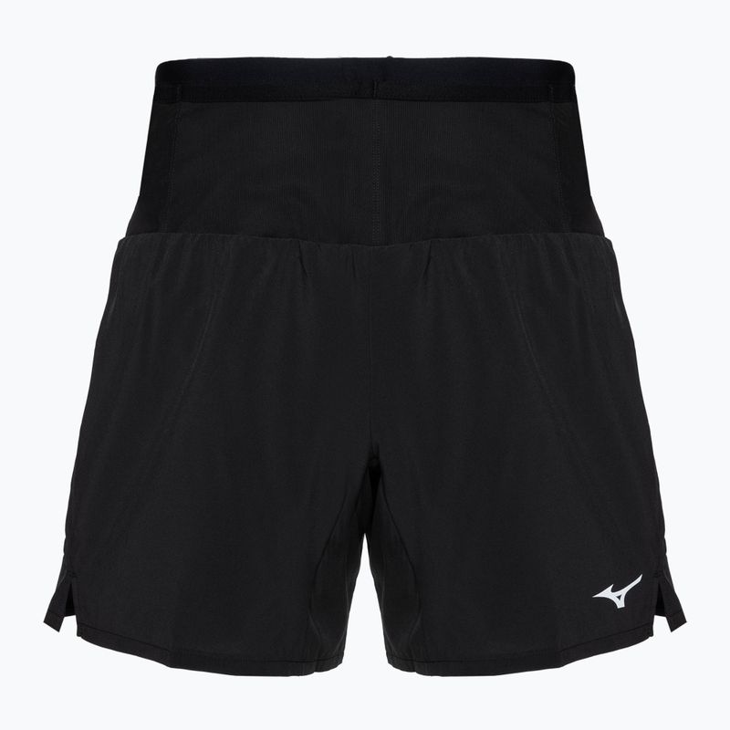 Herren Mizuno Multi Pocket Laufshorts schwarz