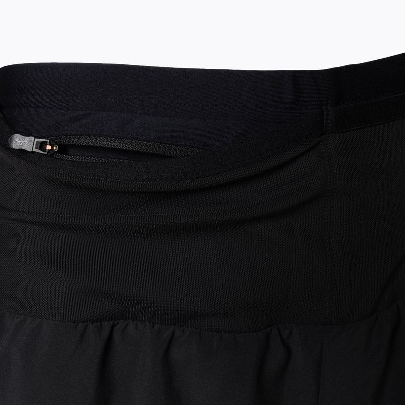 Herren Mizuno Multi Pocket Laufshorts schwarz 3