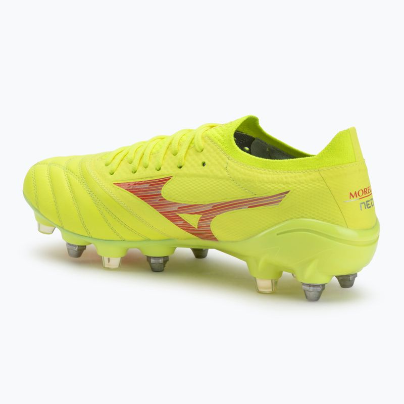 Mizuno Morelia Neo IV β Elite MIX sicherheitsgelb/feurige Koralle 2/sicherheitsgelb Herren Fußballschuhe 3