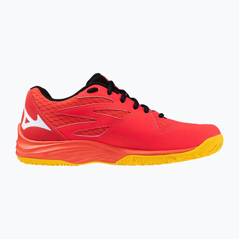 Mizuno Lightning Star Z7 strahlend rot/weiß/karotte curl Kinder Volleyballschuhe 9